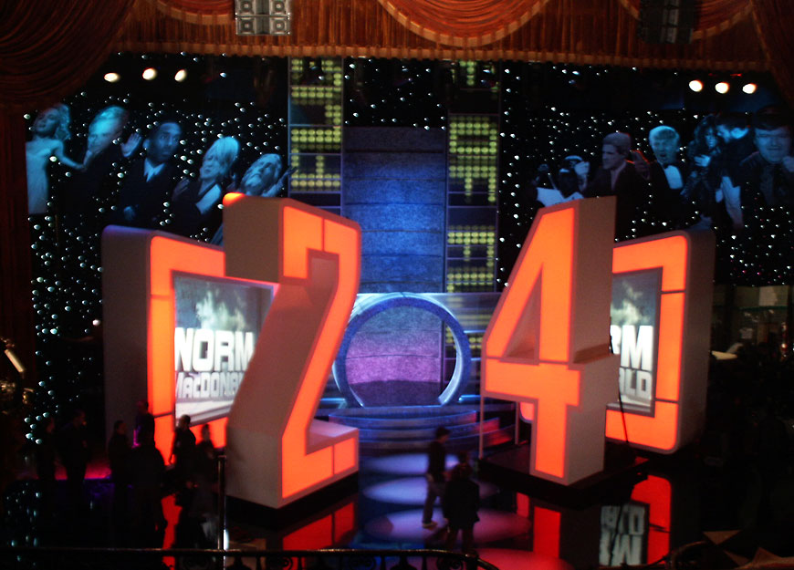 Comedy Central Last Laugh; set design by Global Entertainment Industries in Burbank, CA