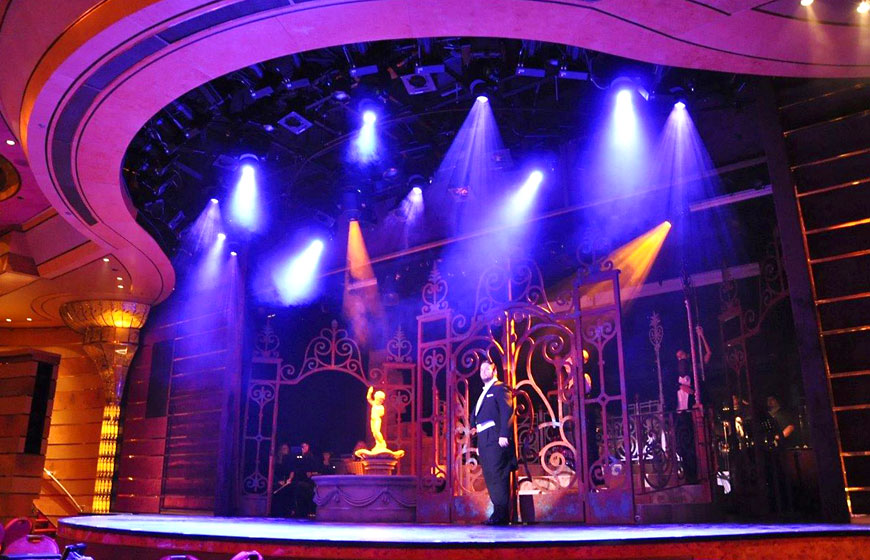 Holland America Line®; set design by Global Entertainment Industries in Burbank, CA
