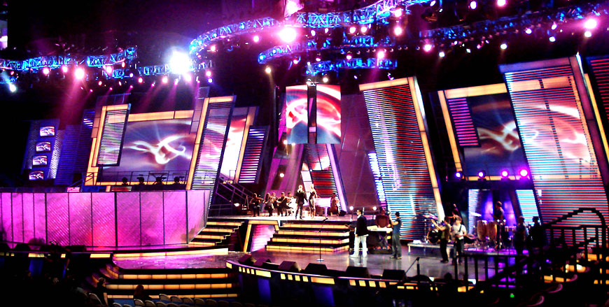 Latin Grammy 2007; set design by Global Entertainment Industries in Burbank, CA