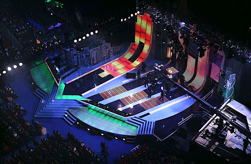 Latin Grammy 2009; set design by Global Entertainment Industries in Burbank, CA