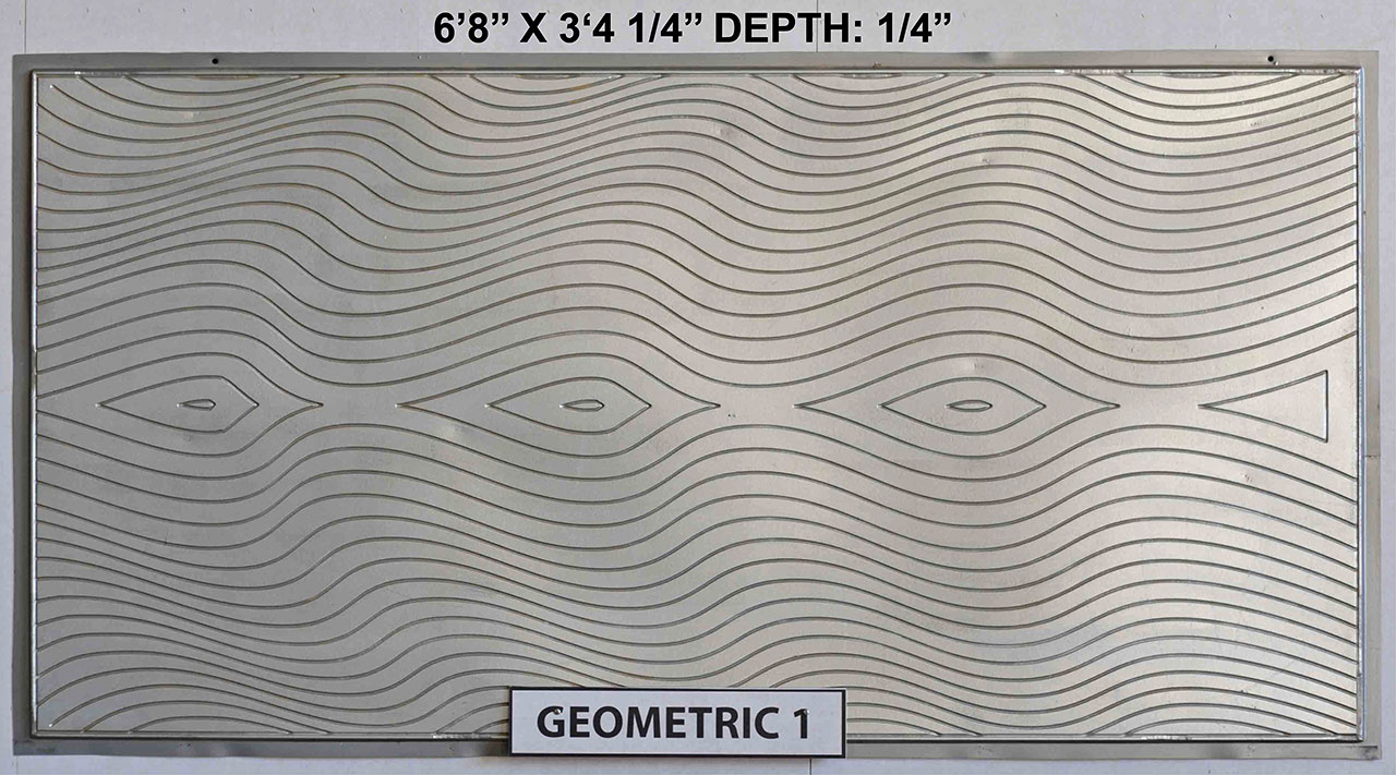 Vacuform Geometric Skin by Global Entertainment Industries, Burbank, CA
