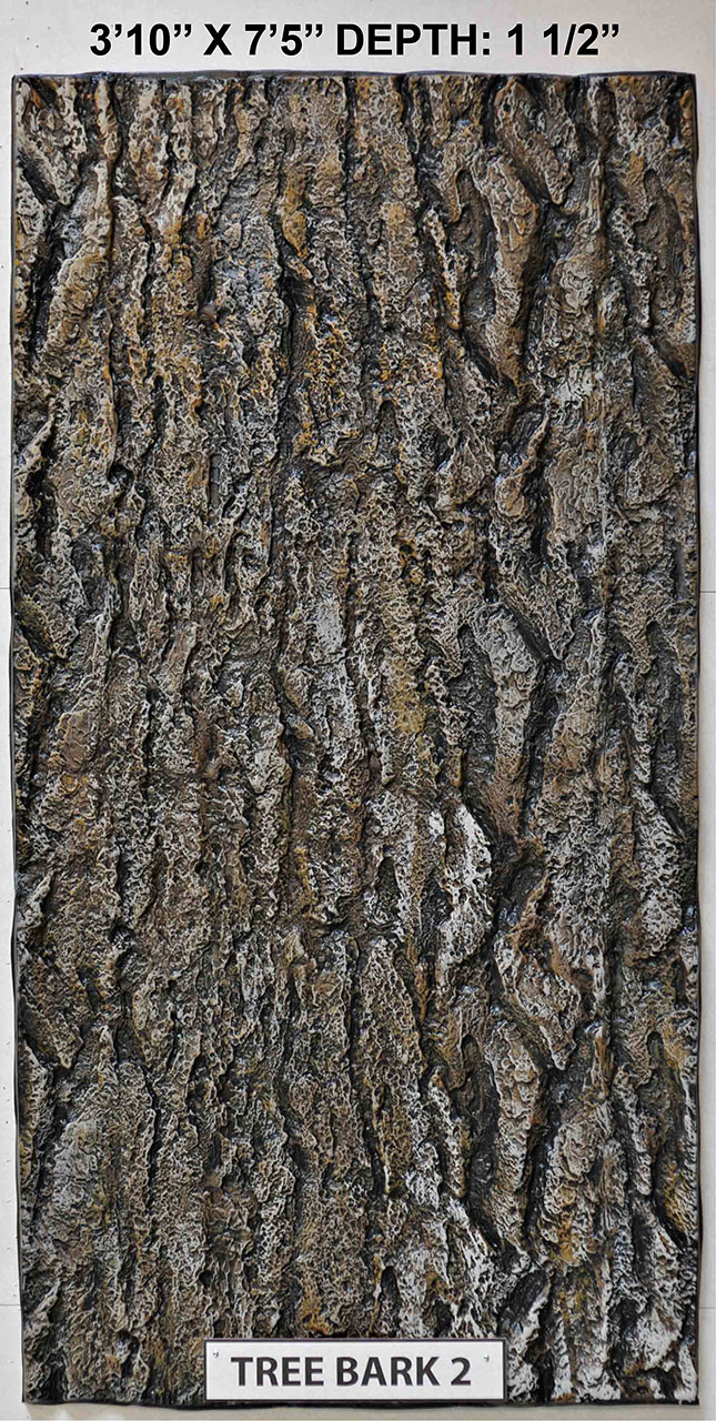 Vacuform Tree Bark Skin by Global Entertainment Industries, Burbank, CA